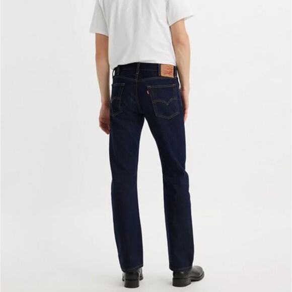 LEVI'S Men's 517 Bootcut Jeans Size 31X32 In Rinse Dark Wash - Picture 3 of 12